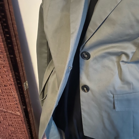 💝 12-14 L XL 🫒cotton stretch casual belted jacket cardi c… - Picture 5 of 11